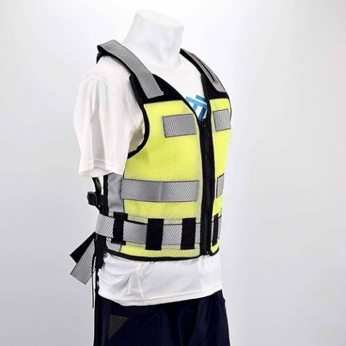  Diamondback Hi-Viz 701 Tool Vest - Safety Tool Vest for Carpenters, Roofers & Electricians