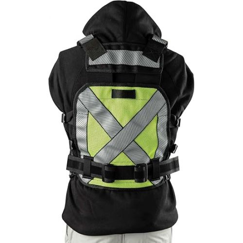  Diamondback Hi-Viz 701 Tool Vest - Safety Tool Vest for Carpenters, Roofers & Electricians