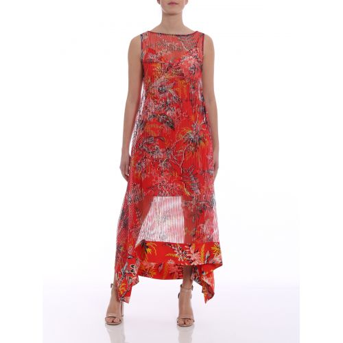  Diane Von Furstenberg Floral asymmetric tiered dress