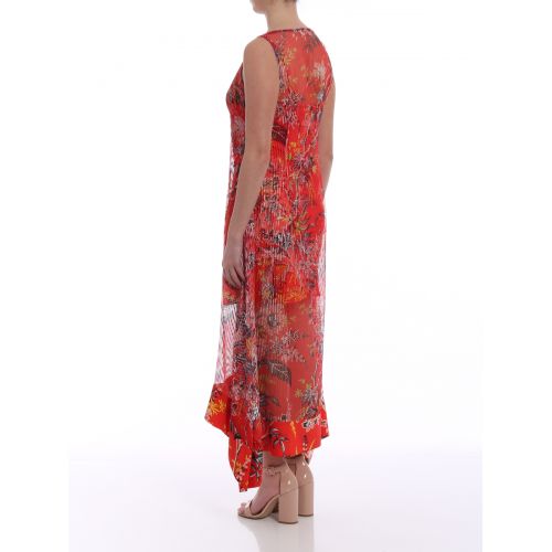  Diane Von Furstenberg Floral asymmetric tiered dress