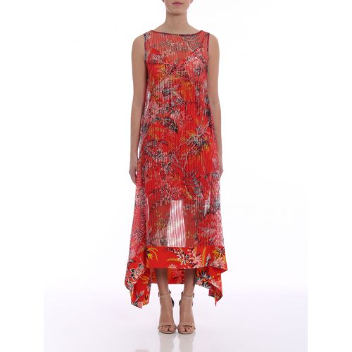  Diane Von Furstenberg Floral asymmetric tiered dress