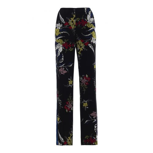  Diane Von Furstenberg Floral straight leg trousers