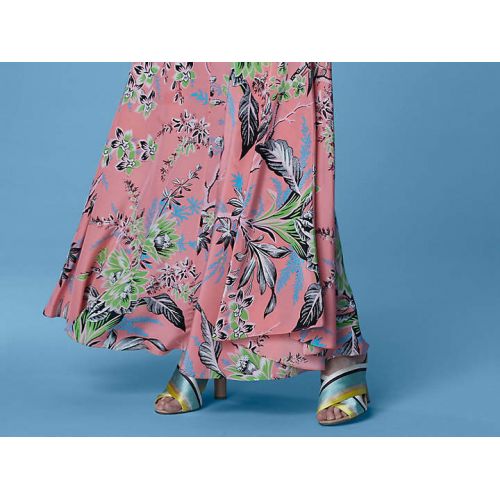 Diane von Furstenberg High-Waisted Draped Maxi Skirt