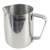 Dianoo Milk Pitcher, Stainless Steel Milk Cup, Good Grip Frothing Pitcher, Coffee Pitcher, Espresso Machines, Milk Frother & Latte Art, 1PCS (350ML)