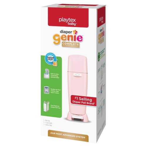  [아마존베스트]Playtex Diaper Genie Complete Diaper Pail, Fully Assembled, with Odor Lock Technology, Includes 1 Pail...