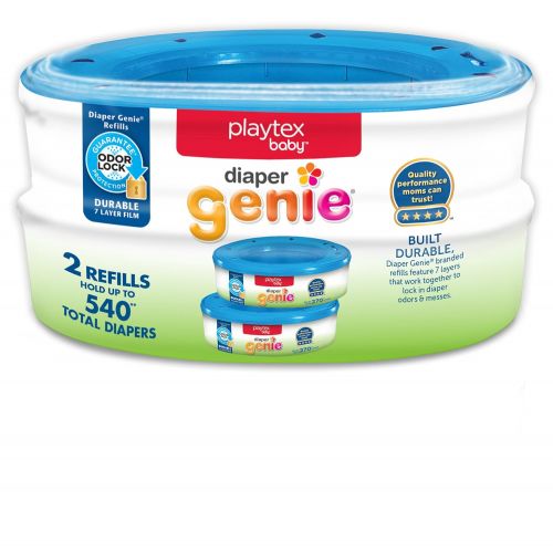  [아마존베스트]Playtex Baby Diaper Genie Gift Set, Includes Diaper Genie Diaper Pail and Accessories and Playtex Baby Feeding Supplies - Great for Baby Registry