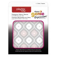 Playtex Diaper Genie Expressions Diaper Pail Fabric Sleeve, Pink/Grey