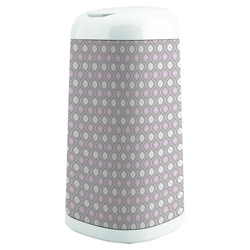  Playtex Diaper Genie Expressions Diaper Pail Fabric Sleeve, Pink/Grey