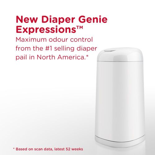  Diaper Genie Playtex Expressions Fabric Sleeve, Grey Clovers