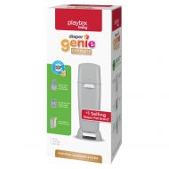Playtex Diaper Genie Complete Diaper Pail, Fully Assembled, with Odor Lock Technology, Includes 1 Pail and 1 Refill, Grey