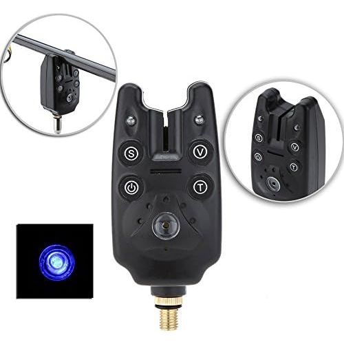  [아마존베스트]Lixada Wireless Fishing Bite Alarm + Swinger Set Digital Fishing Alarm Kit LED Alarm Bell Receiver Fishing Swinger Fishing Tackle with Zip Box