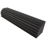 [아마존베스트]Dibapur Bass Trap Absorber (Pack of 2) Approx. 100 x 20 x 20 cm Slats (Pyramids) Profile