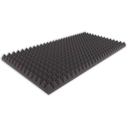  [아마존베스트]Dibapur Pyramid Foam Self-Adhesive Type 100 x 50 x 5 Acoustic Foam Sound Insulation Mats for Effective Acoustic Insulation