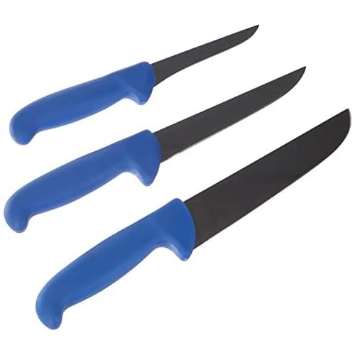  [아마존베스트]Dick Knife Set 3T Ergo Grip, Steel, Blue, 48 x 22 x 1.8 cm, 3 Units