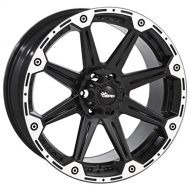 Dick Cepek Torque Flat Black Wheel with Machined Accents (18x8.5/8x6.5) 0 millimeters offset