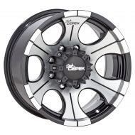 Dick Cepek DC-2 Gloss Black Wheel with Machined Finish (15x8/5x4.5) -21 millimeters offset