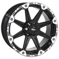 Dick Cepek Torque Flat Black Wheel with Machined Accents (18x8.5/6x5.5) 20 millimeters offset