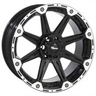 Dick Cepek Torque Flat Black Wheel with Machined Accents (16x8/5x5.5) 0 millimeters offset