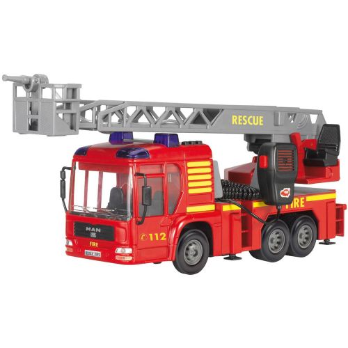 제네릭 Generic Dickie Toys Light and Sound SOS Fire Engine Vehicle with Working Pump