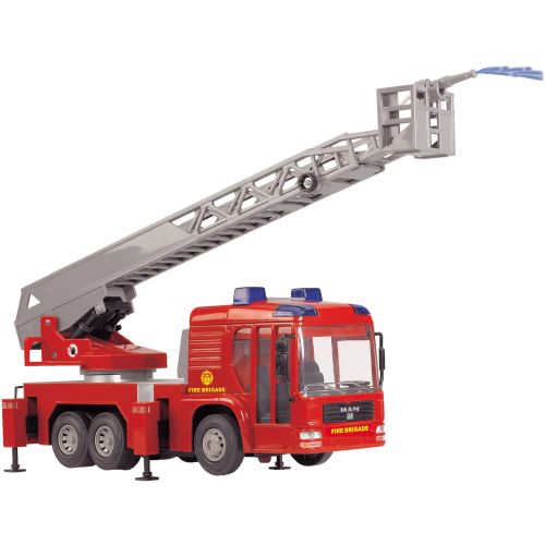 제네릭 Generic Dickie Toys Light and Sound SOS Fire Engine Vehicle with Working Pump