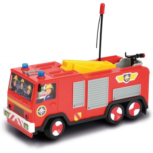  [아마존 핫딜] [아마존핫딜]DICKIE Dickie Toys 203099612 - RC Feuerwehrmann Sam Jupiter, funkferngesteuertes Feuerwehrauto, 22 cm