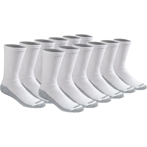  Dickies Mens Dri-tech Moisture Control Crew Socks Multipack