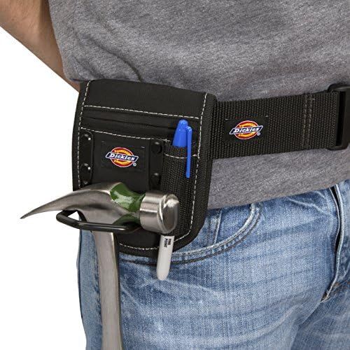  Dickies Heavy-Duty Work Belt, Holds Most Pouches, Clips, and Tool Holders for Woodworkers and Contractors, 2-Inch Web, Adjustable