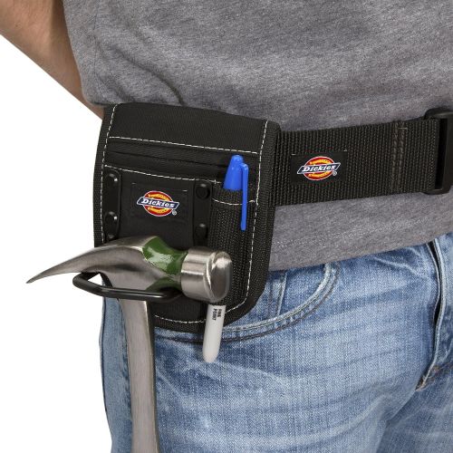  Dickies Heavy-Duty Work Belt, Holds Most Pouches, Clips, and Tool Holders for Woodworkers and Contractors, 2-Inch Web, Adjustable