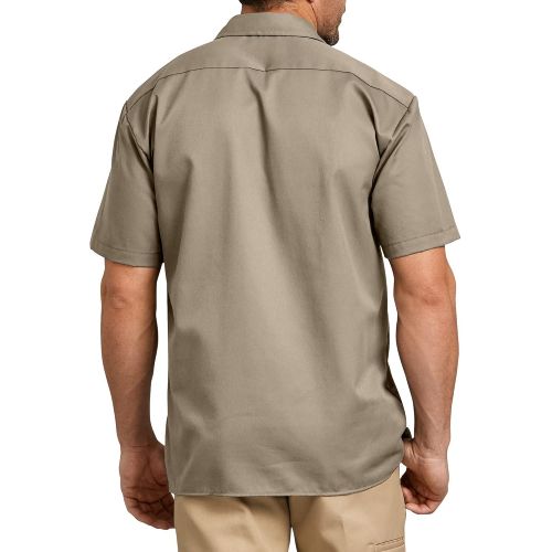  할로윈 용품Dickies Mens Short-Sleeve Flex Twill Work Shirt Big