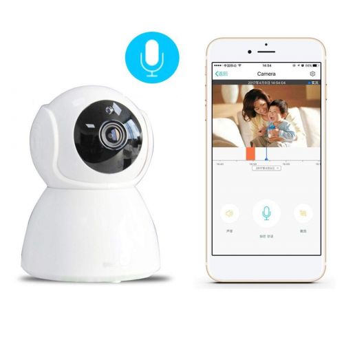  Dickin Baby Monitor Wireless 720P Security Camera, WiFi Home Surveillance IP Camera for BabyElder PetNanny Monitor, PanTilt, Support Android and iOS Systems