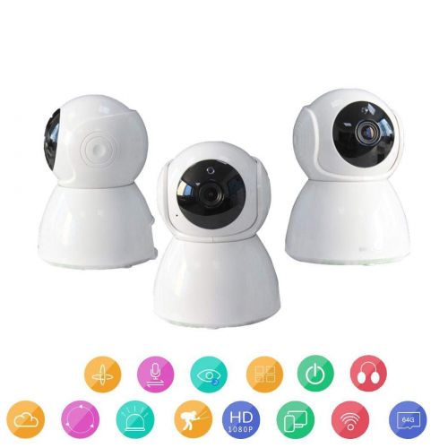  Dickin Baby Monitor Wireless 720P Security Camera, WiFi Home Surveillance IP Camera for BabyElder PetNanny Monitor, PanTilt, Support Android and iOS Systems