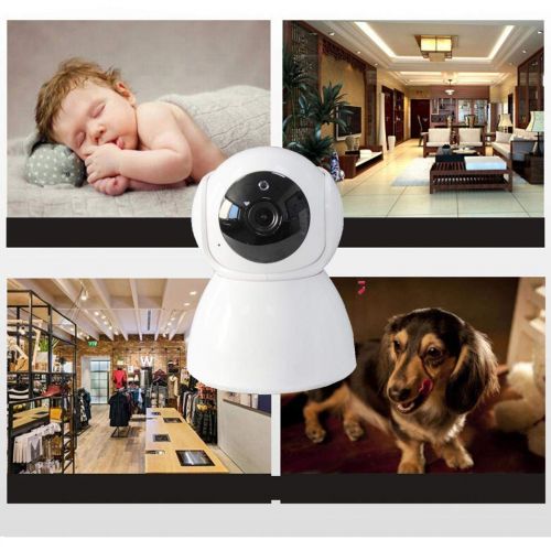  Dickin Baby Monitor Wireless 720P Security Camera, WiFi Home Surveillance IP Camera for BabyElder PetNanny Monitor, PanTilt, Support Android and iOS Systems