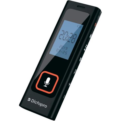  [아마존베스트]Tiny Digital Voice Activated Recorder by Dictopro - HQ Recording from Far Away, Record Lectures & Meetings, Sensitive Microphone, Automatic Noise Reduction, 582H Playback, Portable