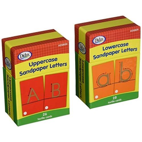  [아마존베스트]Didax Educational Resources Sandpapers Letters Boxed Set