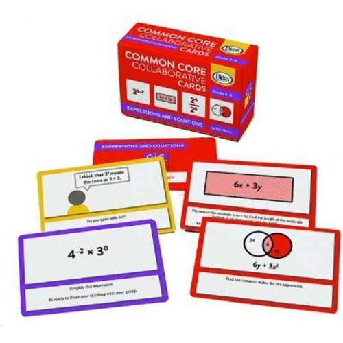  Didax Educational Resources Common Core Collaborative Cards - Expressions and Equations