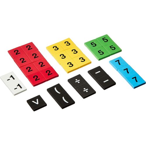  Didax Educational Resources Fractions with Prime Factor Tiles, Multicolor