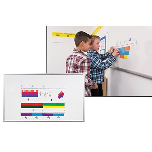  Didax Educational Resources 211024 Magnetic Fraction# Line Set, Multi