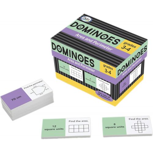  Didax Educational Resources Area & Perimeter Dominoes Childrens Mathematical Learning Aids