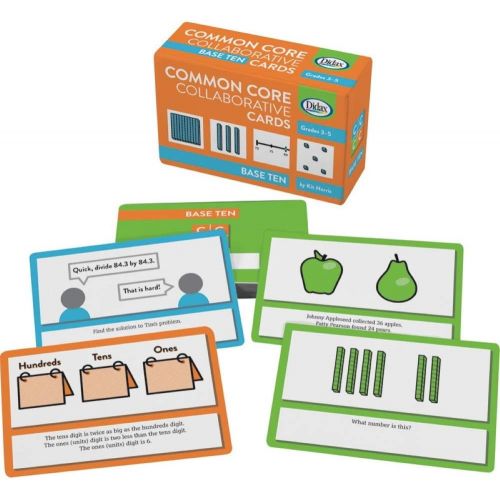  Didax Educational Resources Childrens Common Core Grade 3-5 Collaborative Card Set