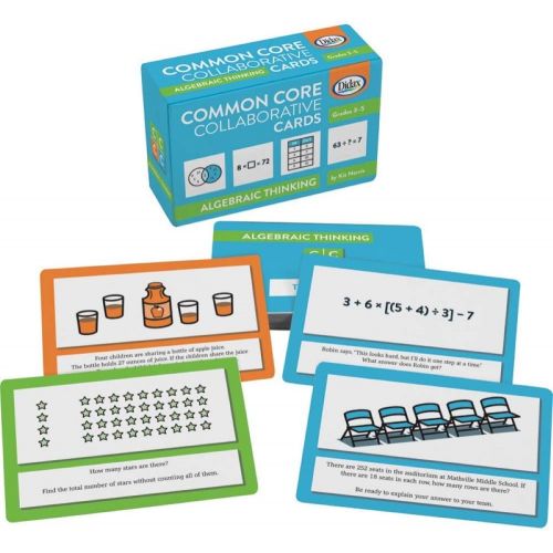  Didax Educational Resources Childrens Common Core Grade 3-5 Collaborative Card Set