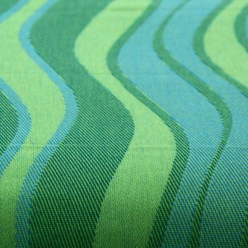  Didymos DIDYMOS Woven Wrap Baby Carrier Waves Lime (Organic Cotton), Size 6