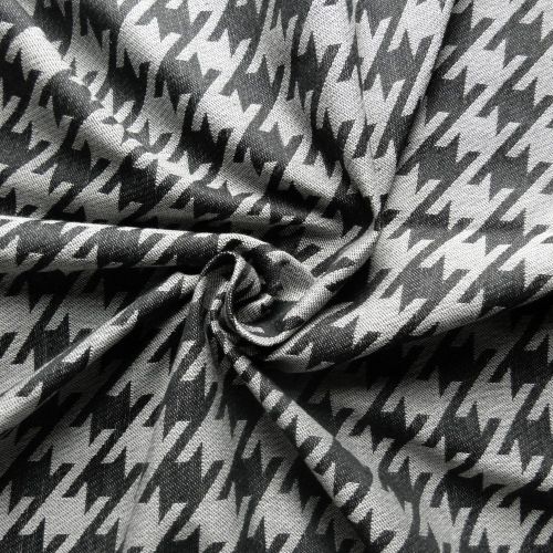  Didymos DIDYMOS Woven Wrap Baby Carrier Houndstooth Anthracite (Organic Cotton), Size 6