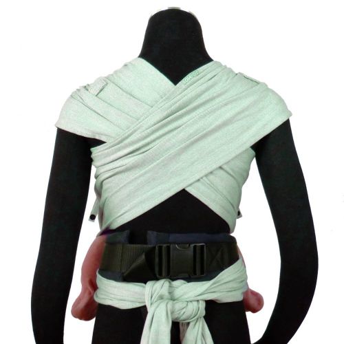  Didymos DIDYMOS DidyKlick Soft Structured Baby Carrier Jade (Organic Cotton), Jade Green/Natural White, One Size