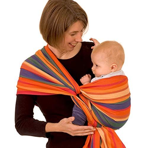  Didymos DIDYMOS Woven Wrap Baby Carrier Stripes KATJA (Organic Cotton), Size 5