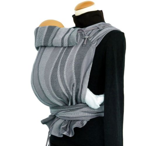  Didymos DIDYMOS Meh-DaiMei Tai (DidyTai) Baby Carrier Waves Silver (Organic Cotton), One Size