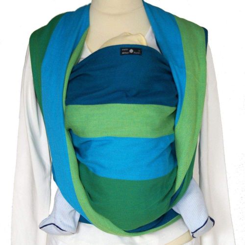  Didymos DIDYMOS Woven Wrap Baby Carrier Stripes IRIS (Organic Cotton), Size 7