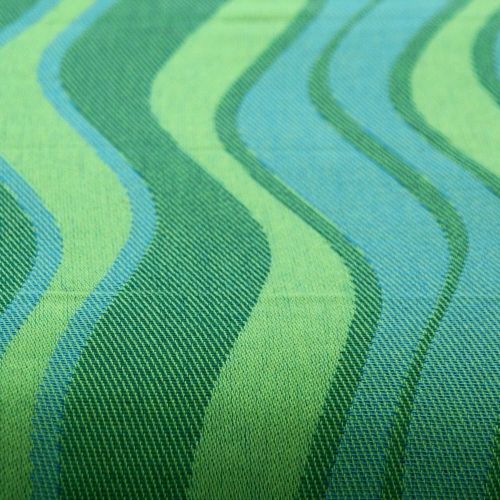  Didymos DIDYMOS Woven Wrap Baby Carrier Waves Lime (Organic Cotton), Size 4