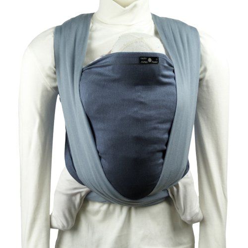  Didymos DIDYMOS Woven Wrap Baby Carrier Double-Face Anthracite (Organic Cotton), Size 5