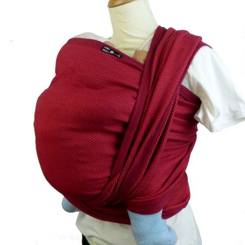  Didymos DIDYMOS Woven Wrap Baby Carrier LiscaHerrinbone Obsidian (Organic Cotton), Size 6