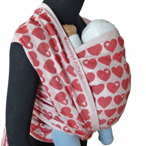  Didymos DIDYMOS Woven Wrap Baby Carrier Hearts byGraziela, Size 6 (470 cm)